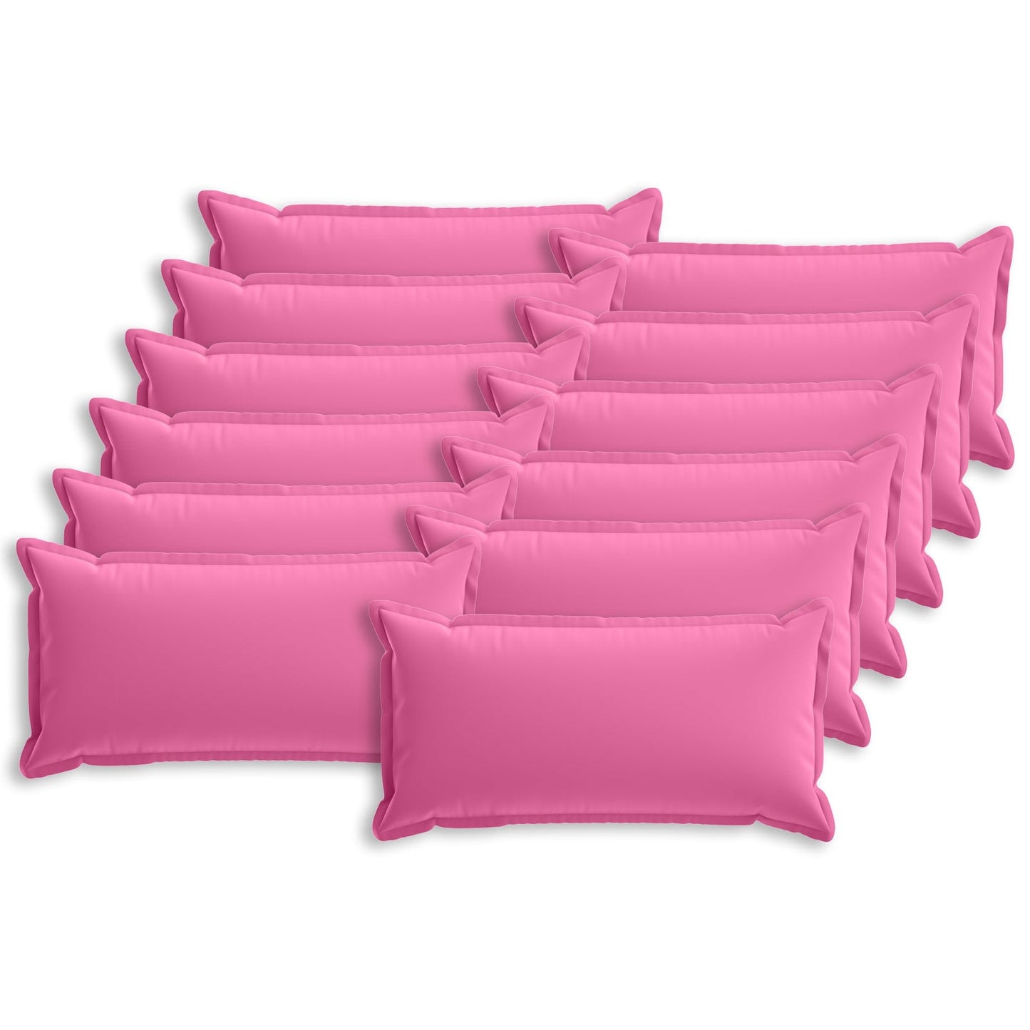 Kussensloop 12 st HOUTEN Roze 40 x 80 cm Polyester