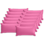 Kussensloop roze 40 x 80 cm polyester (12 stuks)