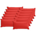 Kussensloop 12 st HOUTEN Rood 40 x 80 cm Polyester