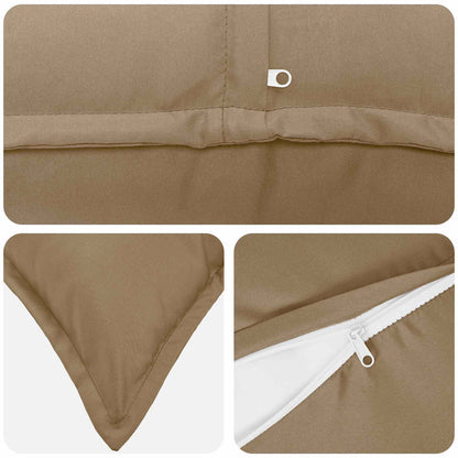 Kussensloop 2 st HOUTEN Taupe 40 x 80 cm Polyester