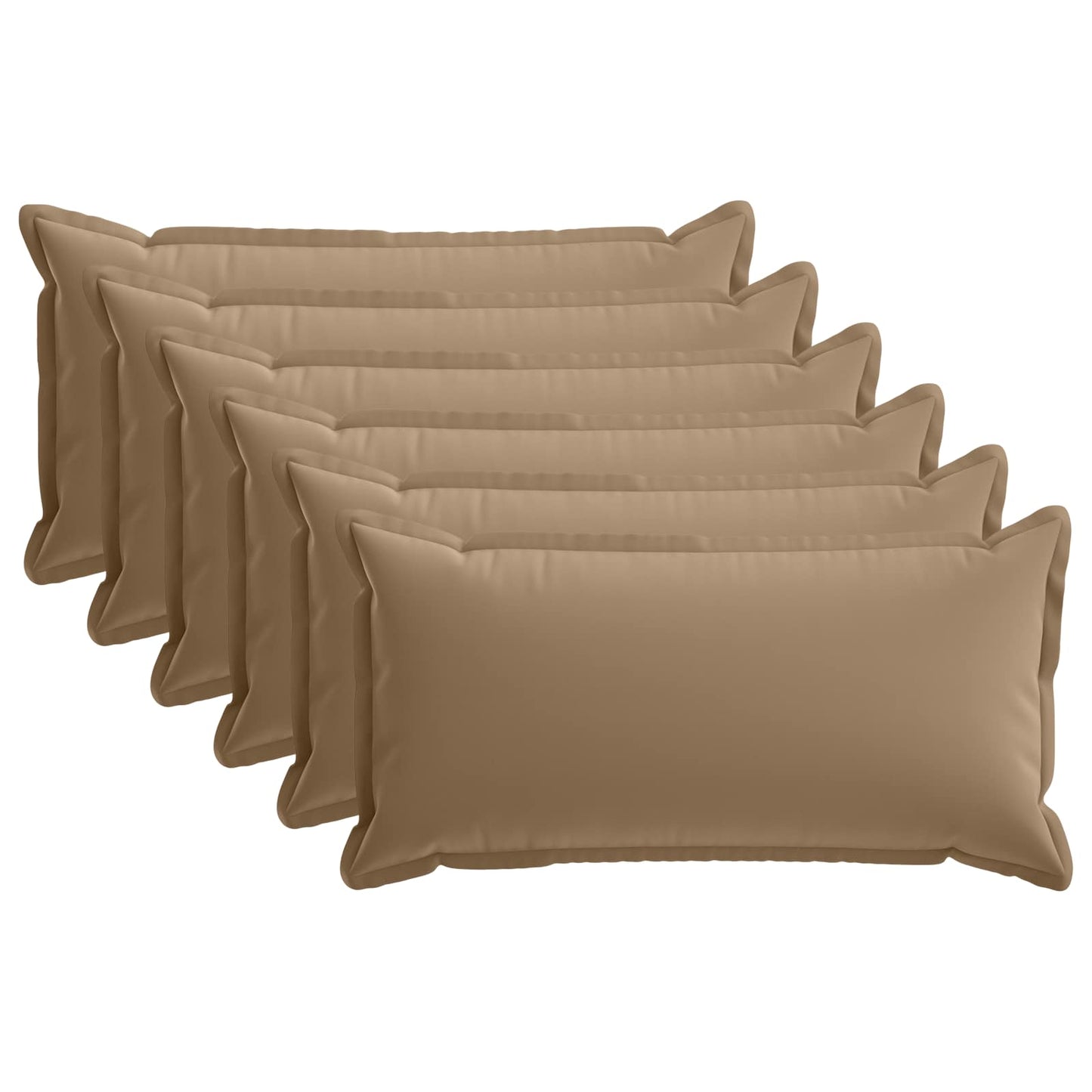Kussensloop 6 st HOUTEN Taupe 40 x 80 cm Polyester