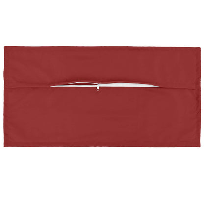 Kussensloop 6 st HOUTEN Wijnrood 40 x 80 cm Polyester