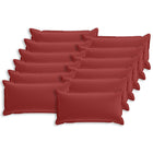 Kussensloop 12 st HOUTEN Wijnrood 40 x 80 cm Polyester
