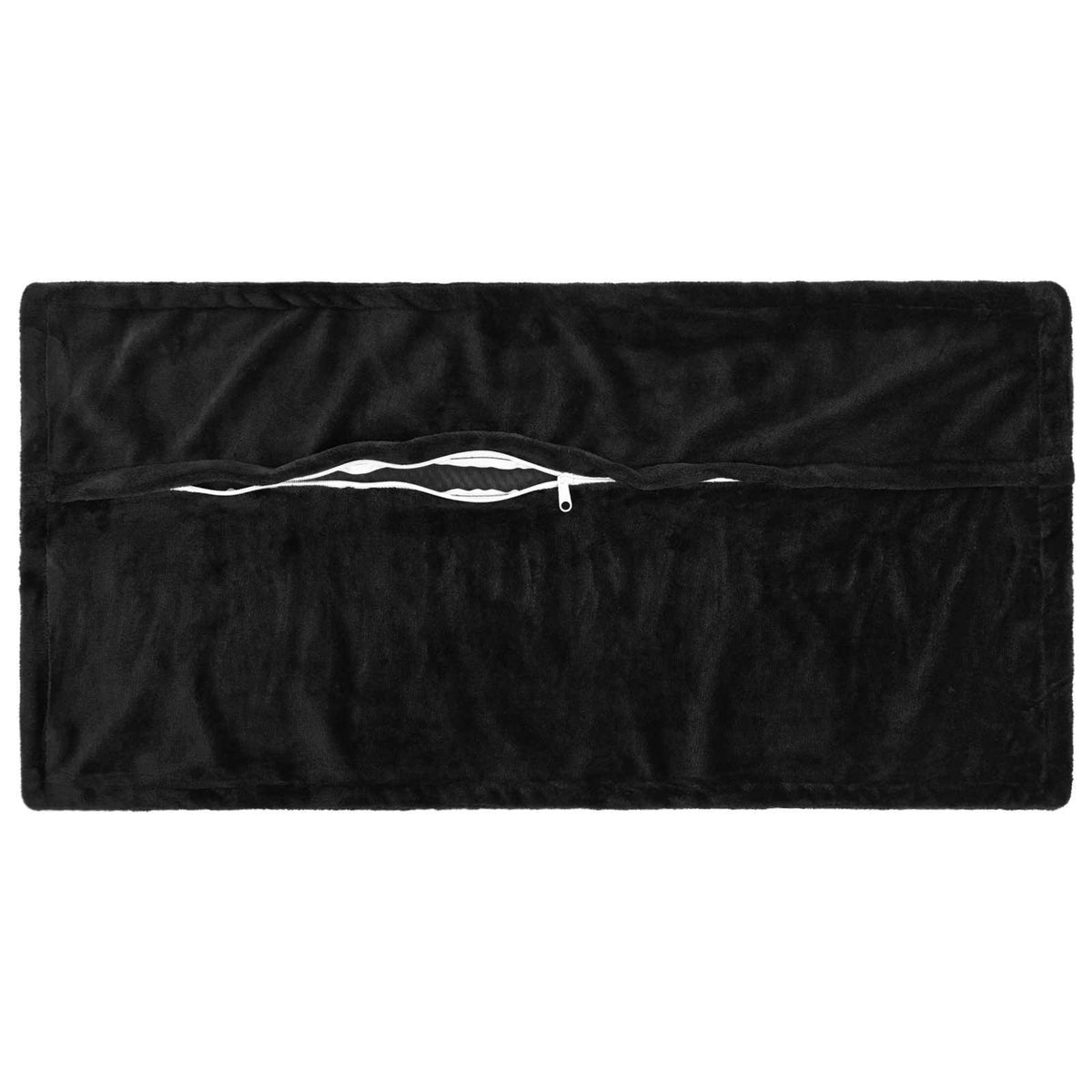 Kussensloop 6 pcs HOUTEN Zwart 40 x 80 cm Flanel