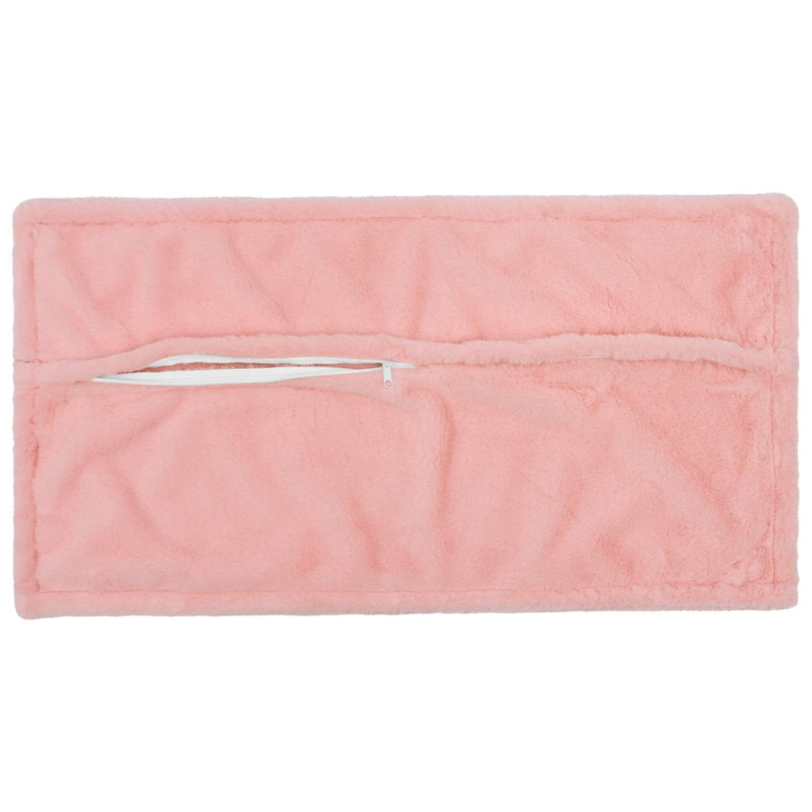 Kussensloop 2 st HOUTEN Roze 40 x 80 cm Nep Konijnenbont