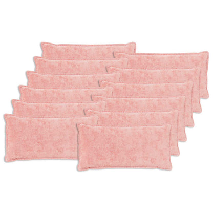 Kussensloop 12 st HOUTEN Roze 40 x 80 cm Nep Konijnenbont