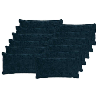 Kussensloop 12 st HOUTEN Marineblauw 40 x 80 cm