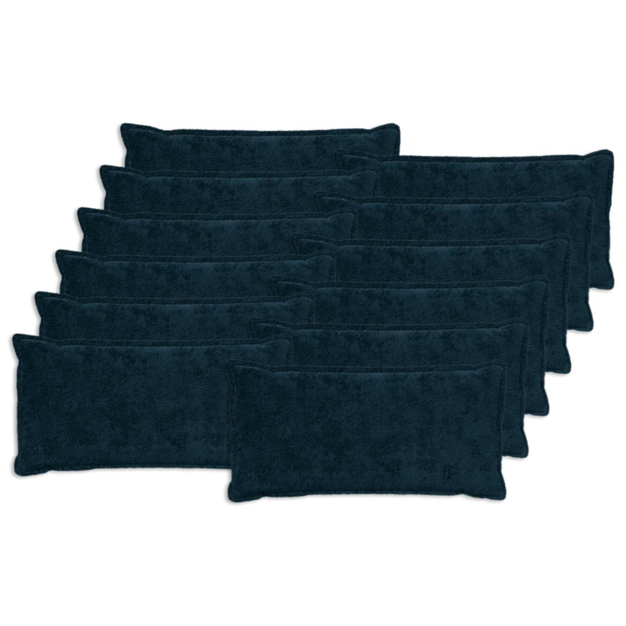 Kussensloop 12 st HOUTEN Marineblauw 40 x 80 cm