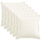 Kussensloop 45x45 cm wit set van 6
