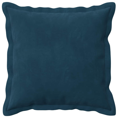 Kussensloop 6 pcs HOUTEN Blauw 45 x 45 cm Fluweel