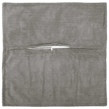 Kussensloop 6 st HOUTEN Lichtgrijs 45 x 45 cm corduroy