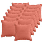 Kussensloop corduroy rood-oranje 45x45 cm 12 stuks