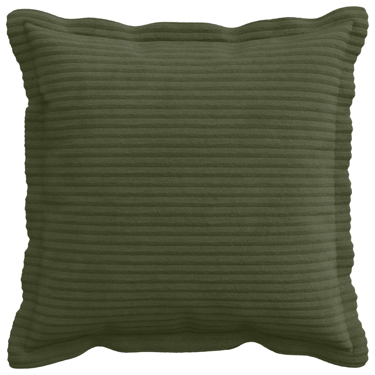Kussensloop 6 st HOUTEN Groen 45 x 45 cm corduroy