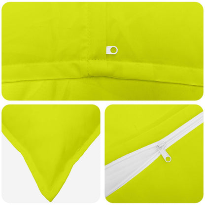 Kussensloop 6 st HOUTEN Helder groen 45 x 45 cm Polyester