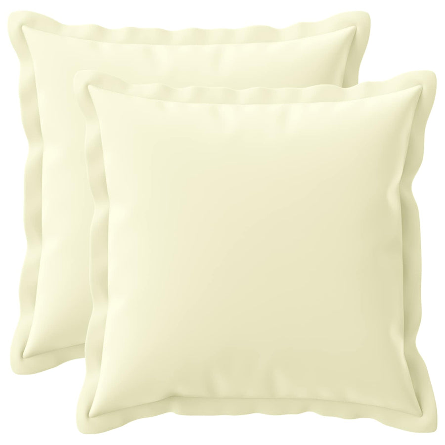 Kussensloop 2 st HOUTEN Crèmekleurig 45 x 45 cm Polyester