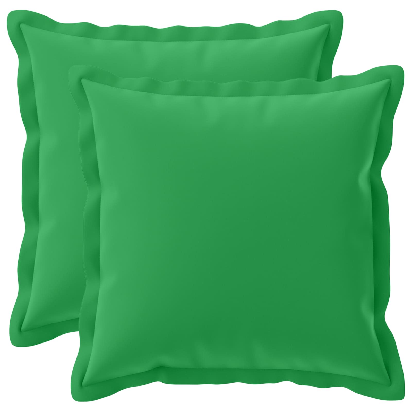 Kussensloop 2 st HOUTEN Groen 45 x 45 cm Polyester