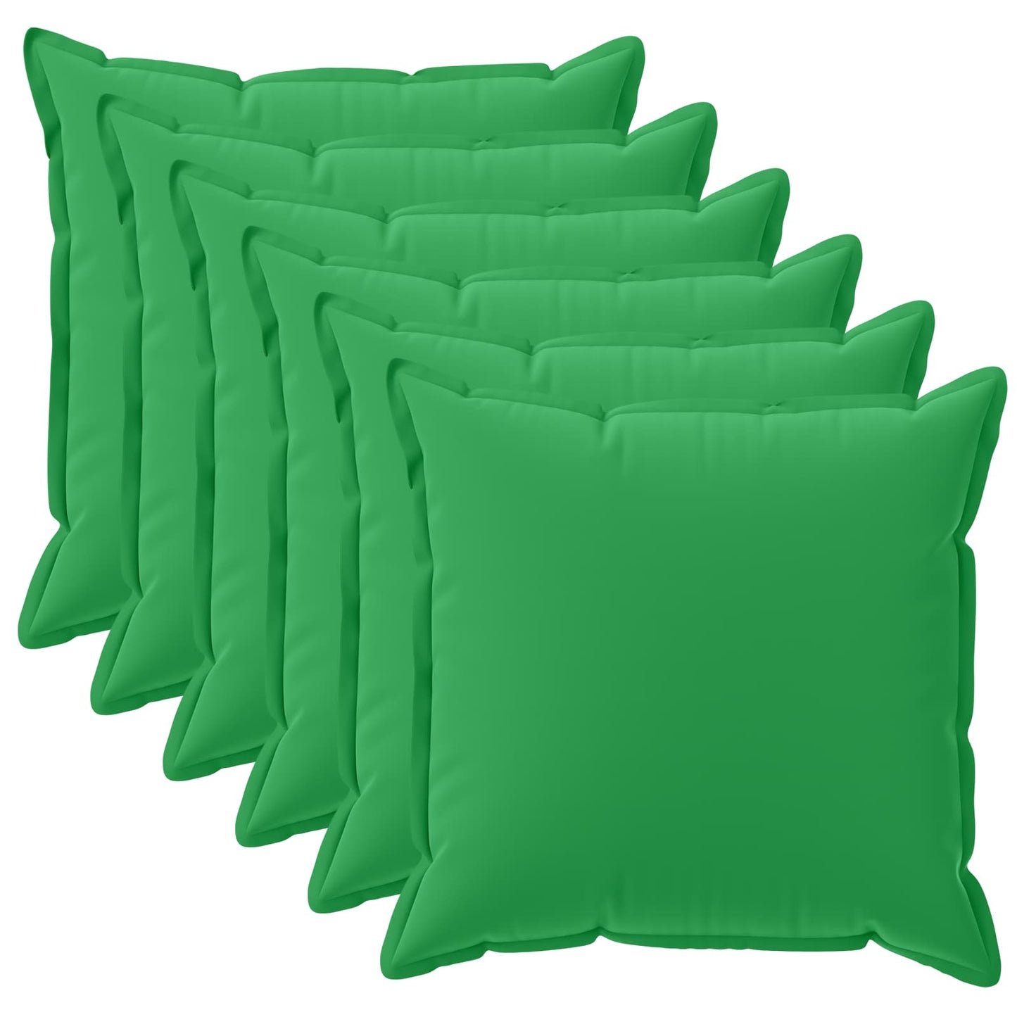 Kussensloop 6 st HOUTEN Groen 45 x 45 cm Polyester
