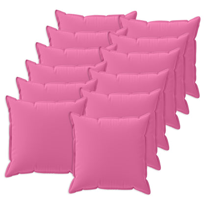 Kussensloop 12 st HOUTEN Roze 45 x 45 cm Polyester