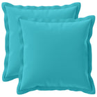 Kussensloop 2 st HOUTEN Turquoise 45 x 45 cm Polyester