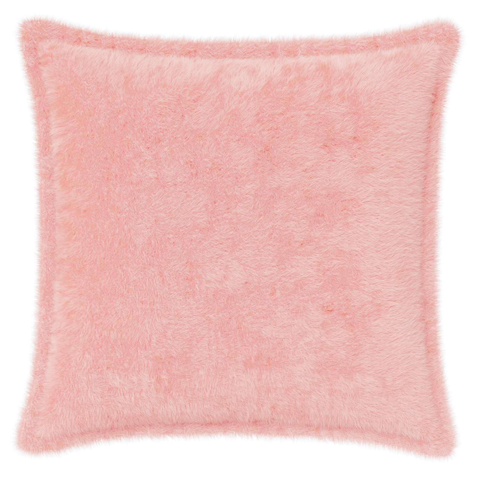 Kussensloop 2 st HOUTEN Roze 45 x 45 cm Nep Konijnenbont