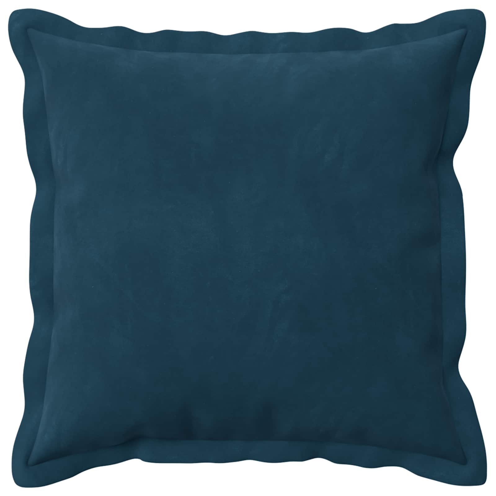 Kussensloop 12 pcs HOUTEN Blauw 50 x 50 cm Fluweel