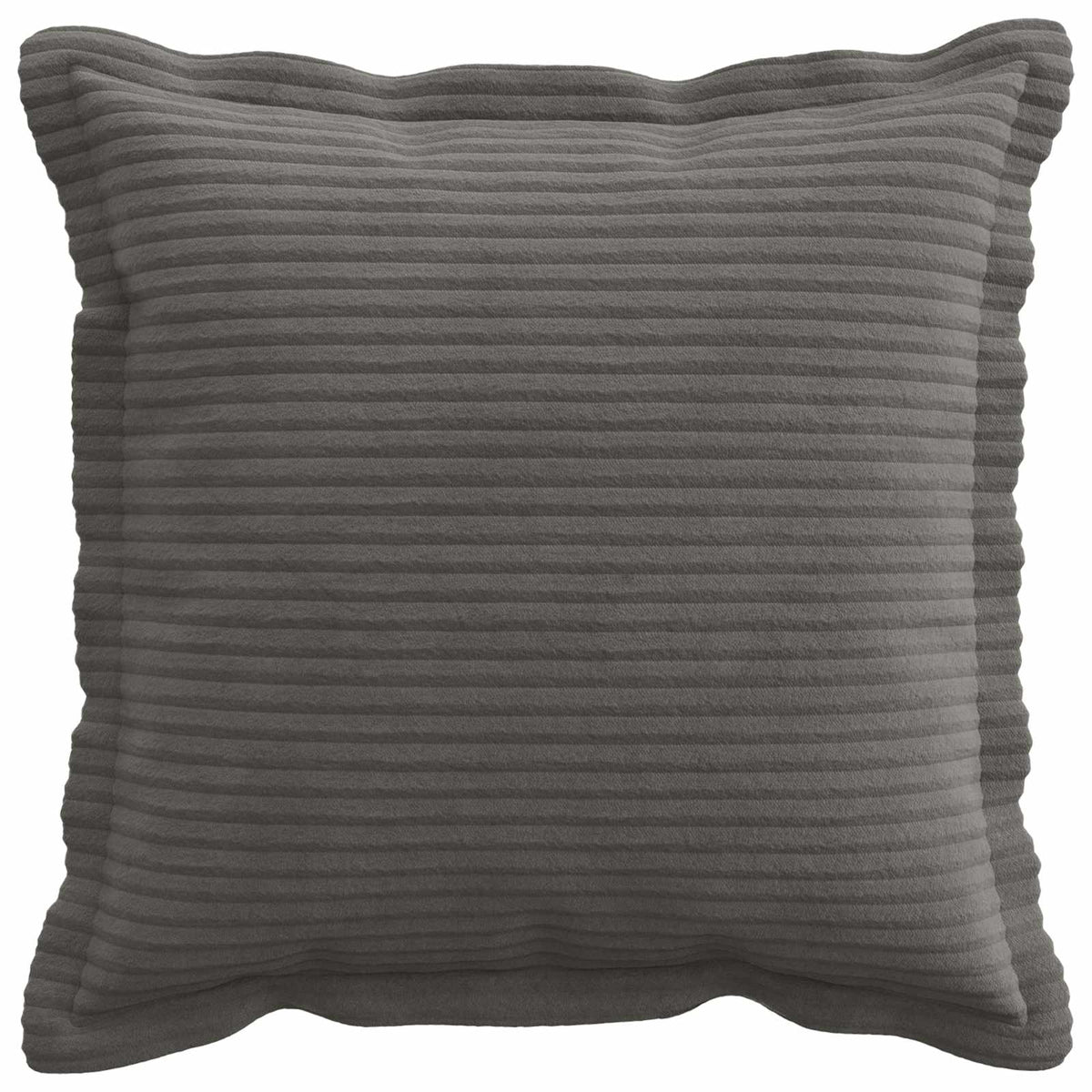 Kussensloop 2 st HOUTEN Donkergrijs 50 x 50 cm corduroy