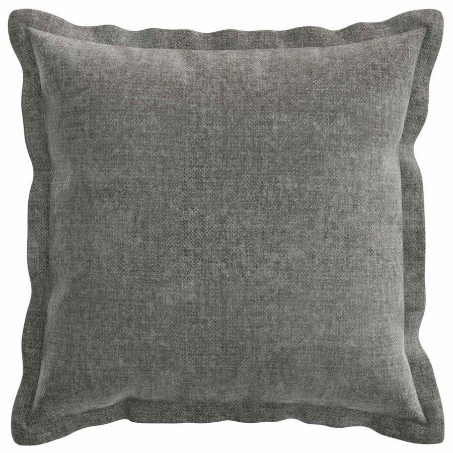 Kussensloop 2 st HOUTEN Donkergrijs 50 x 50 cm Chenille Stof