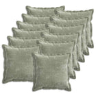 Kussensloop 50x50 cm groen 12 stuks polyester