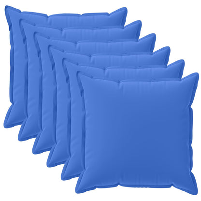 Kussensloop 6 st HOUTEN Koninklijk Blauw 50 x 50 cm Polyester