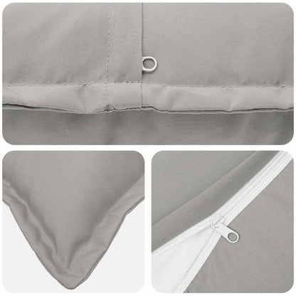 Kussensloop 6 st HOUTEN Grijs 50 x 50 cm Polyester