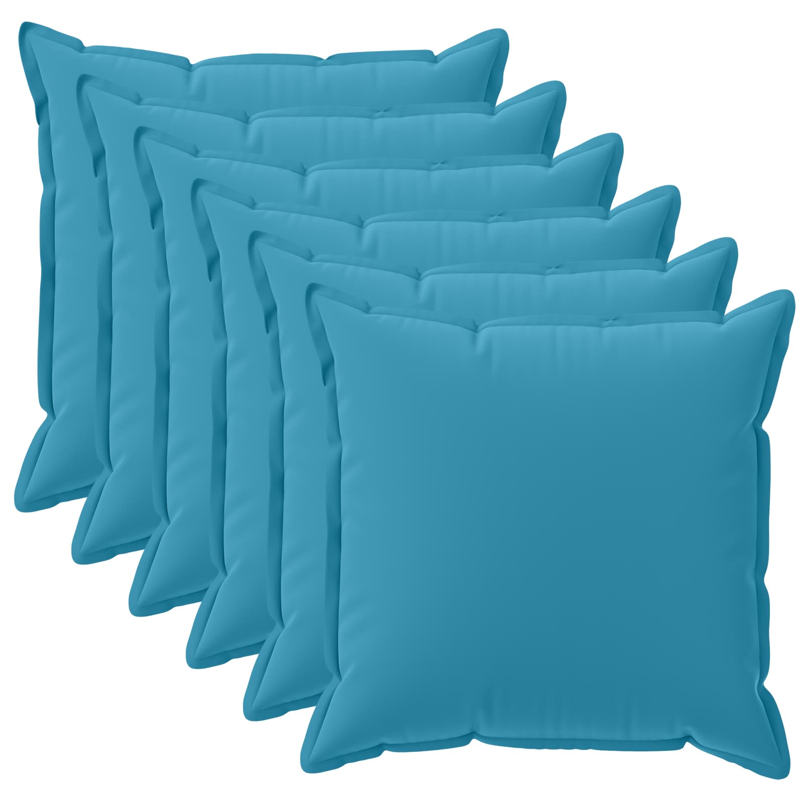 Kussensloop 6 st HOUTEN Lichtblauw 50 x 50 cm Polyester