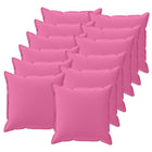 Kussensloop 12 st HOUTEN Roze 50 x 50 cm Polyester