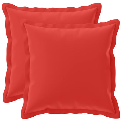 Kussensloop 2 st HOUTEN Rood 50 x 50 cm Polyester