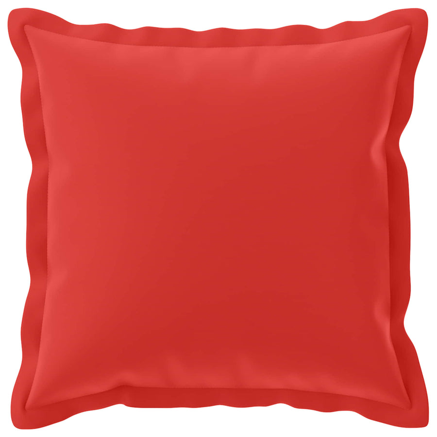 Kussensloop 6 st HOUTEN Rood 50 x 50 cm Polyester
