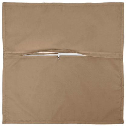 Kussensloop 12 st HOUTEN Taupe 50 x 50 cm Polyester