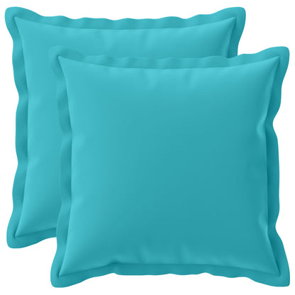 Kussensloop 2 st HOUTEN Turquoise 50 x 50 cm Polyester