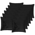 Kussensloop zwart 50x50 cm (12 stuks)