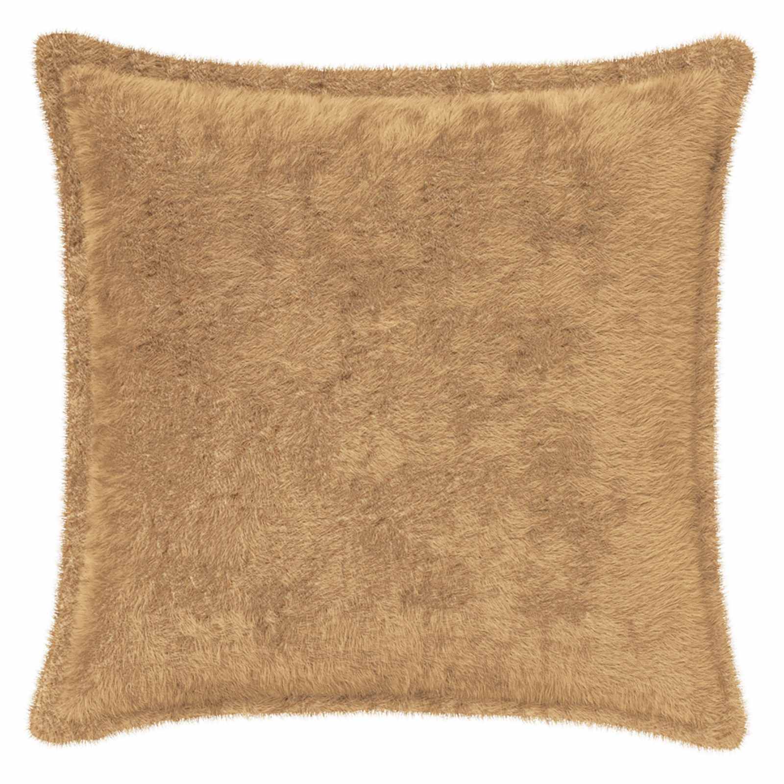Kussensloop 2 st HOUTEN Taupe 50 x 50 cm Nep Konijnenbont