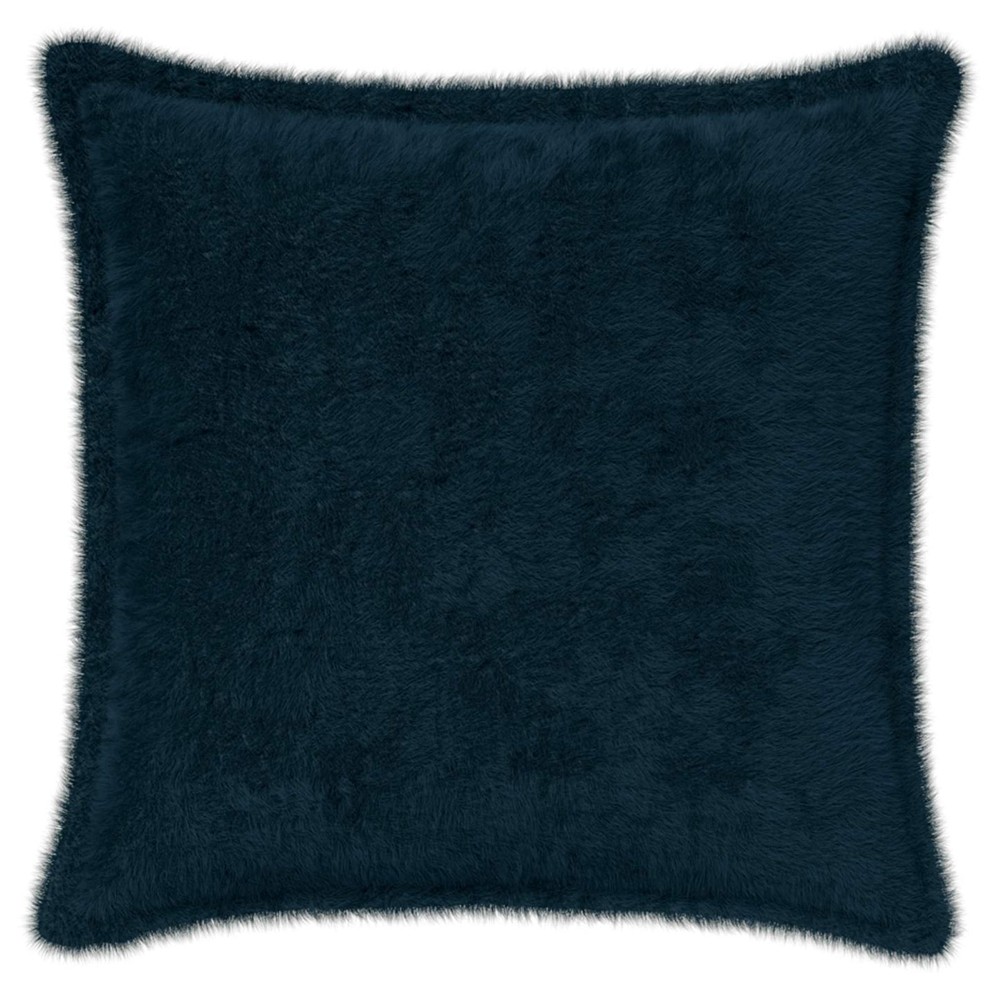 Kussensloop 2 st HOUTEN Marineblauw 50 x 50 cm Nep Konijnenbont