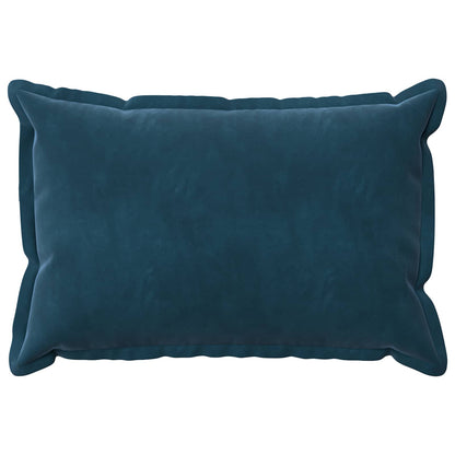 Kussensloop 6 pcs HOUTEN Blauw 50 x 70 cm Fluweel