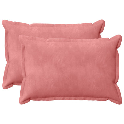 Kussensloop 2 pcs HOUTEN Roze 50 x 70 cm Fluweel