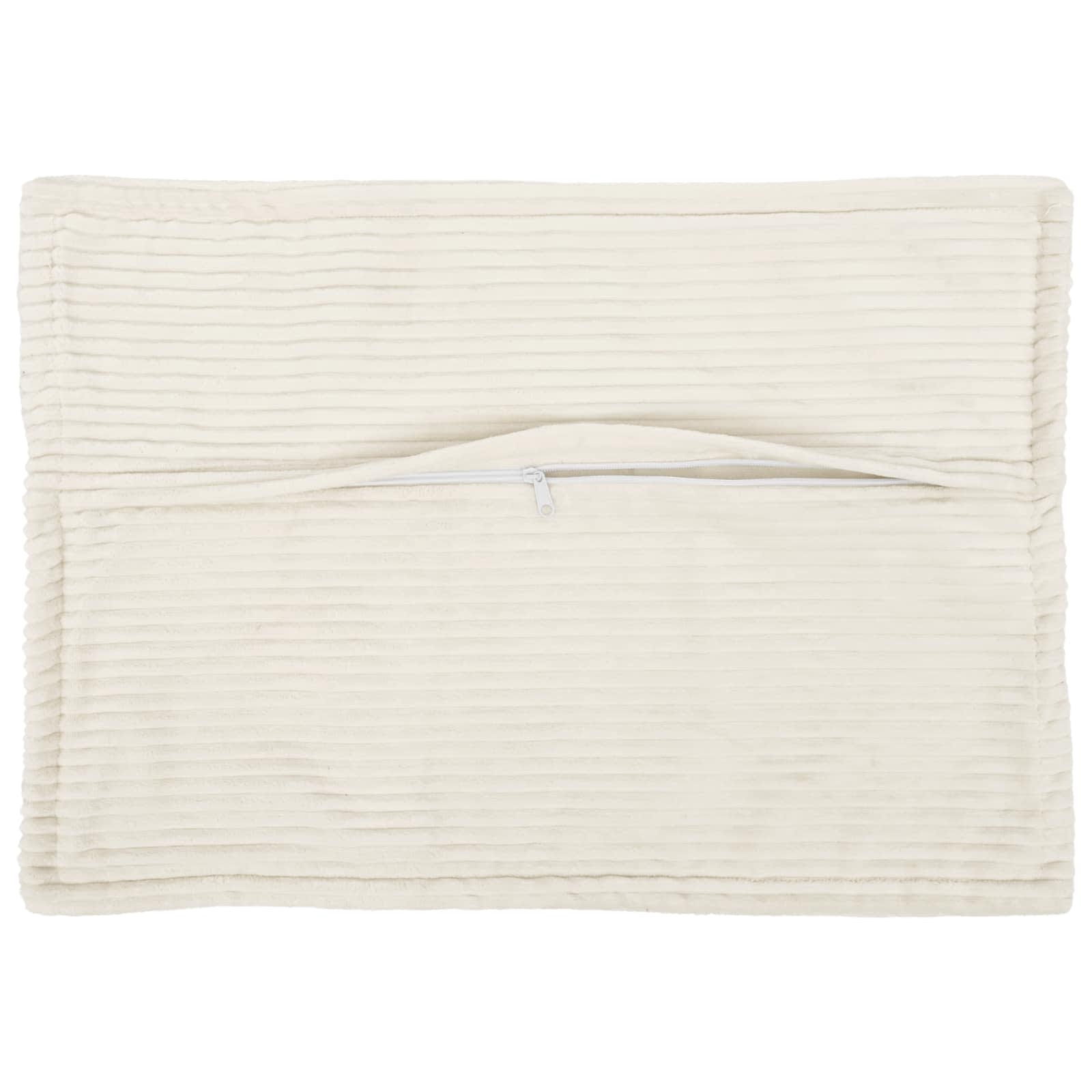 Kussensloop 2 st HOUTEN Crèmekleurig 50 x 70 cm corduroy