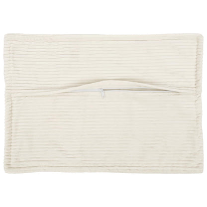 Kussensloop 2 st HOUTEN Crèmekleurig 50 x 70 cm corduroy