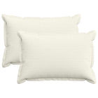 Kussensloop 2 st 50x70 cm crème corduroy