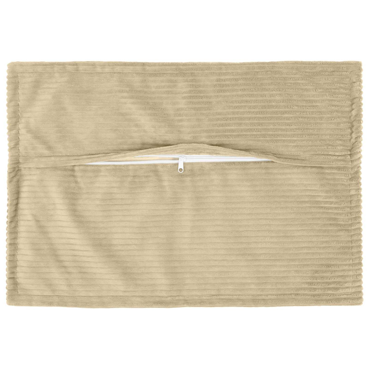 Kussensloop 6 st HOUTEN Lichtgroen Grijs 50 x 70 cm corduroy