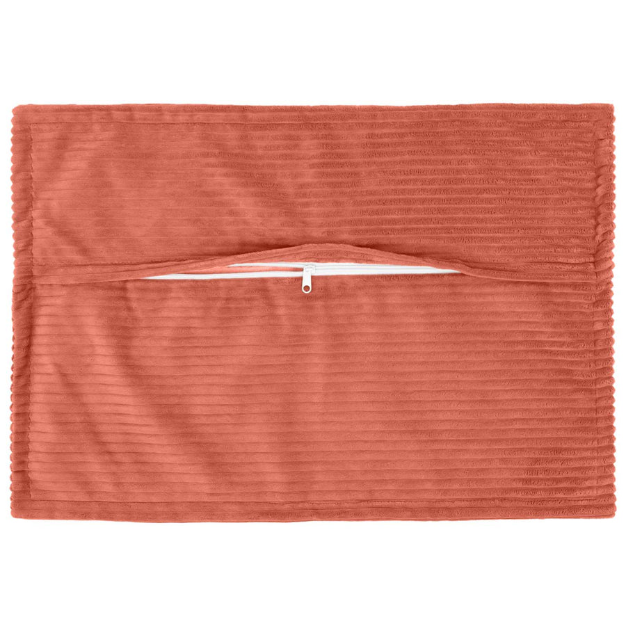 Kussensloop 6 st HOUTEN Rood-oranje 50 x 70 cm corduroy