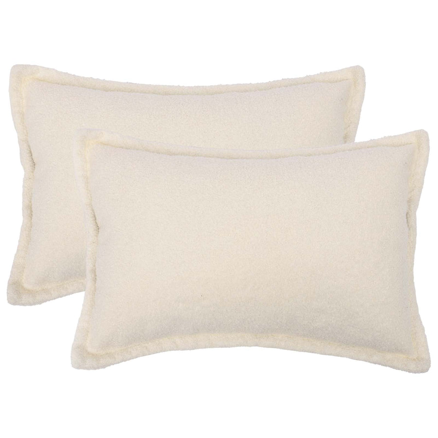Kussensloop 2 pcs HOUTEN Crèmekleurig 50 x 70 cm Bouclé