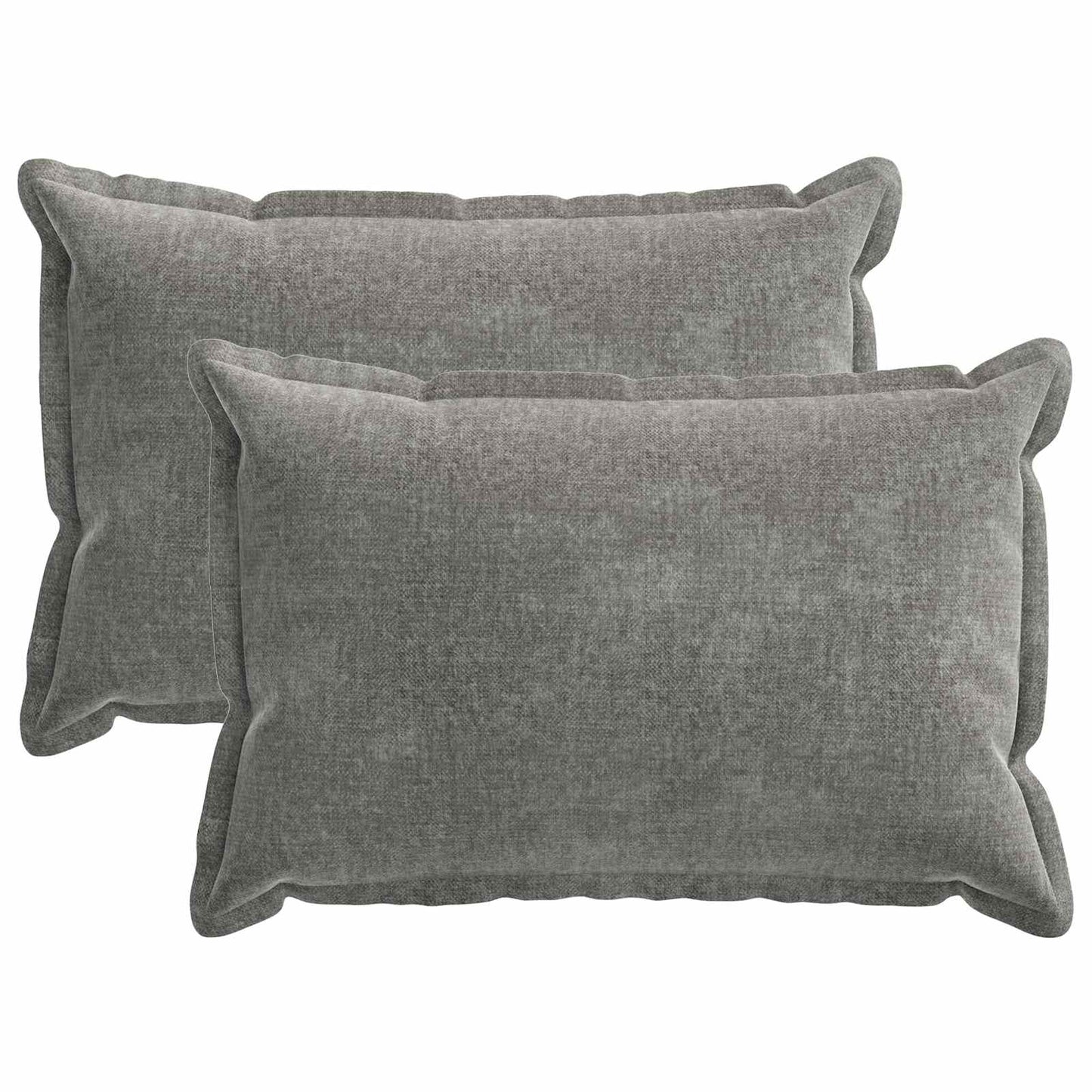Kussensloop 2 st HOUTEN Donkergrijs 50 x 70 cm Chenille Stof
