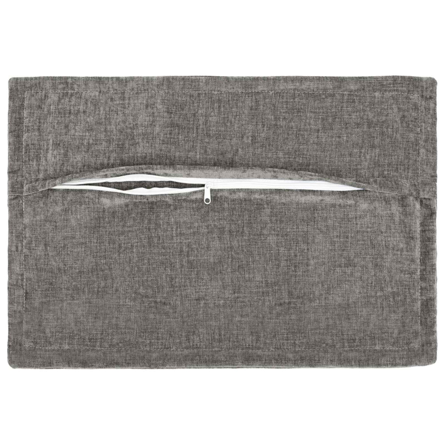Kussensloop 2 st HOUTEN Lichtgrijs 50 x 70 cm Chenille Stof