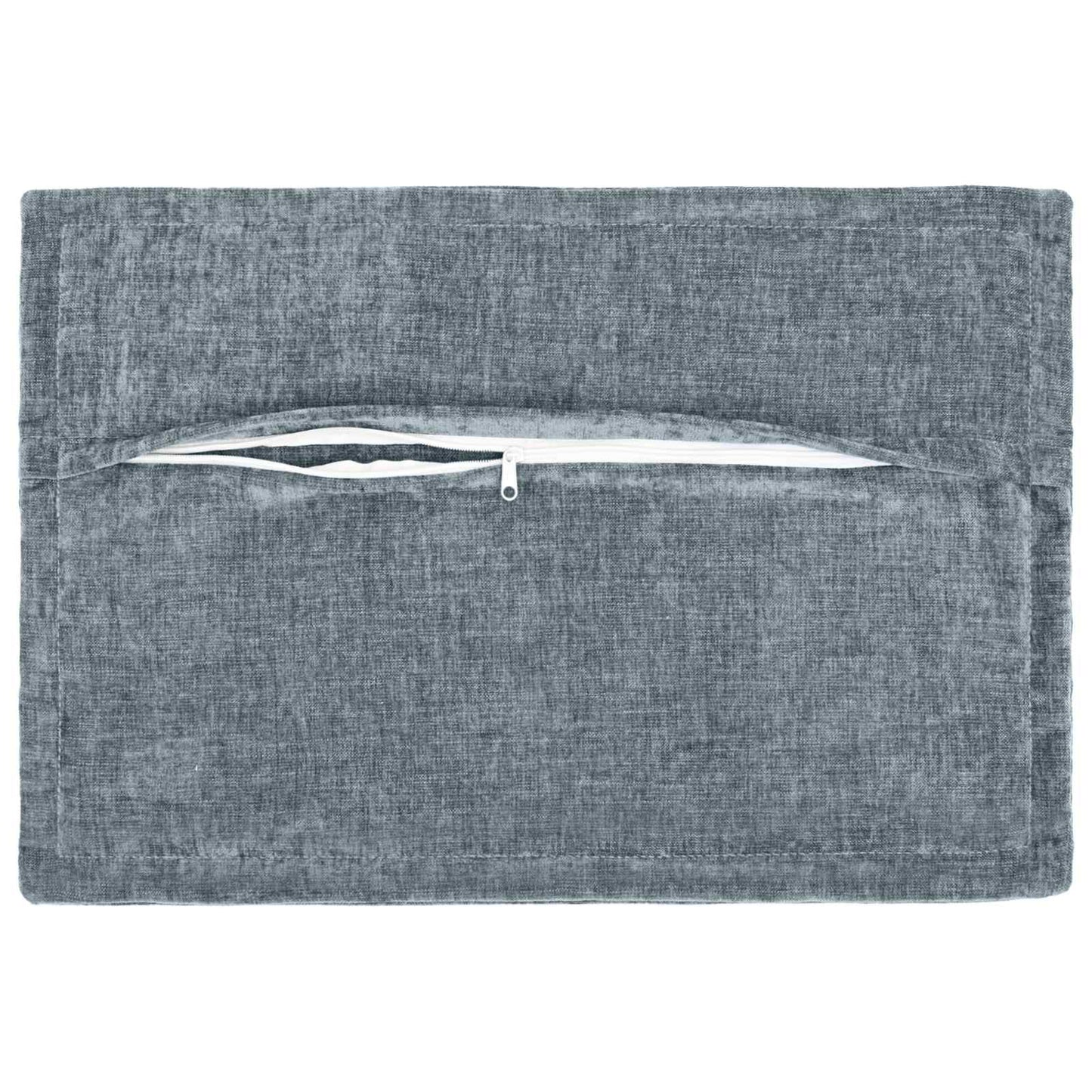 Kussensloop 6 st HOUTEN Lichtblauw 50 x 70 cm Chenille Stof